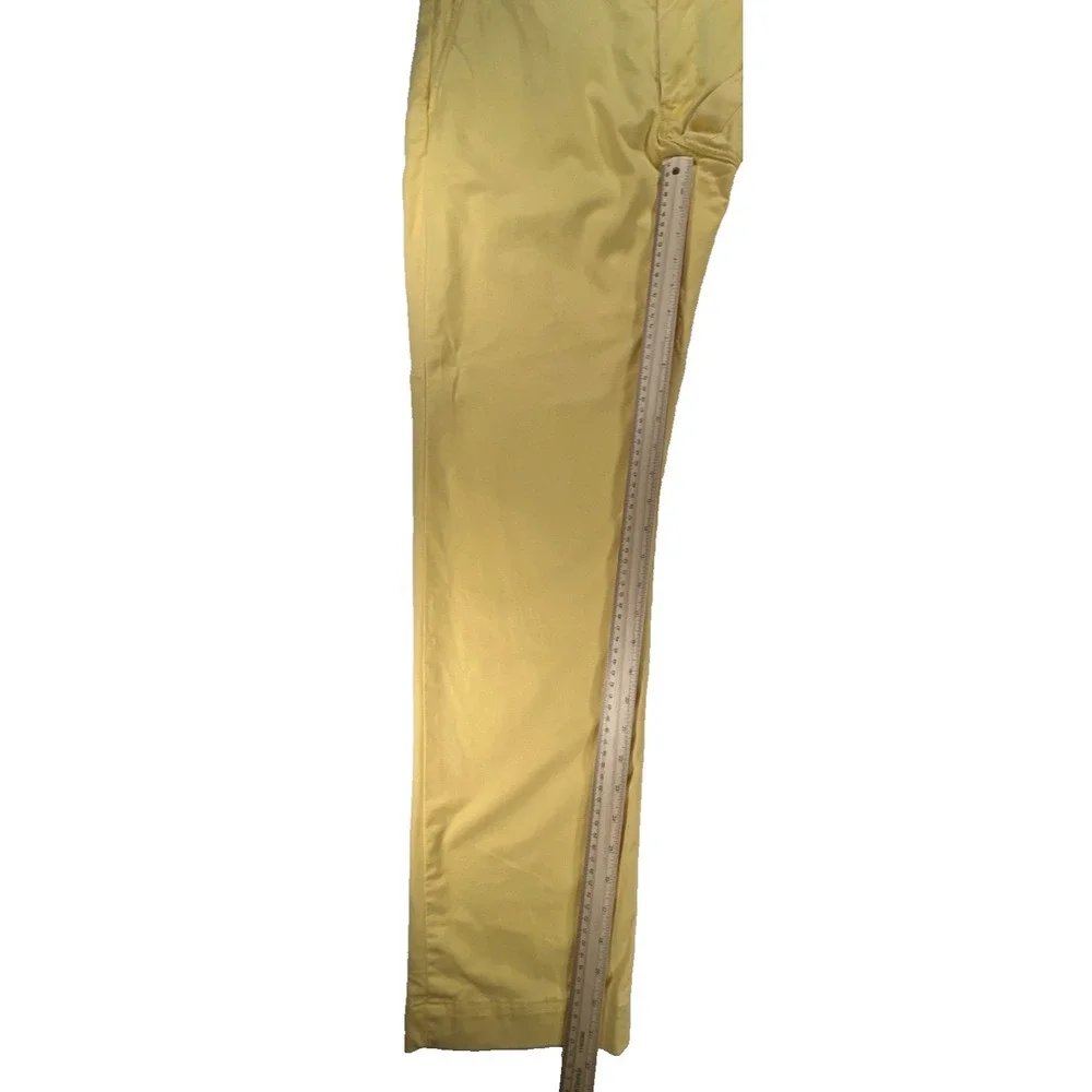 Polo Ralph Lauren Pants Chino Mens 32x32 Yellow Stretch Straight Fit